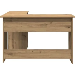Bureau d'angle chêne artisanal 120x140x75 cm bois d'ingénierie vidaXL