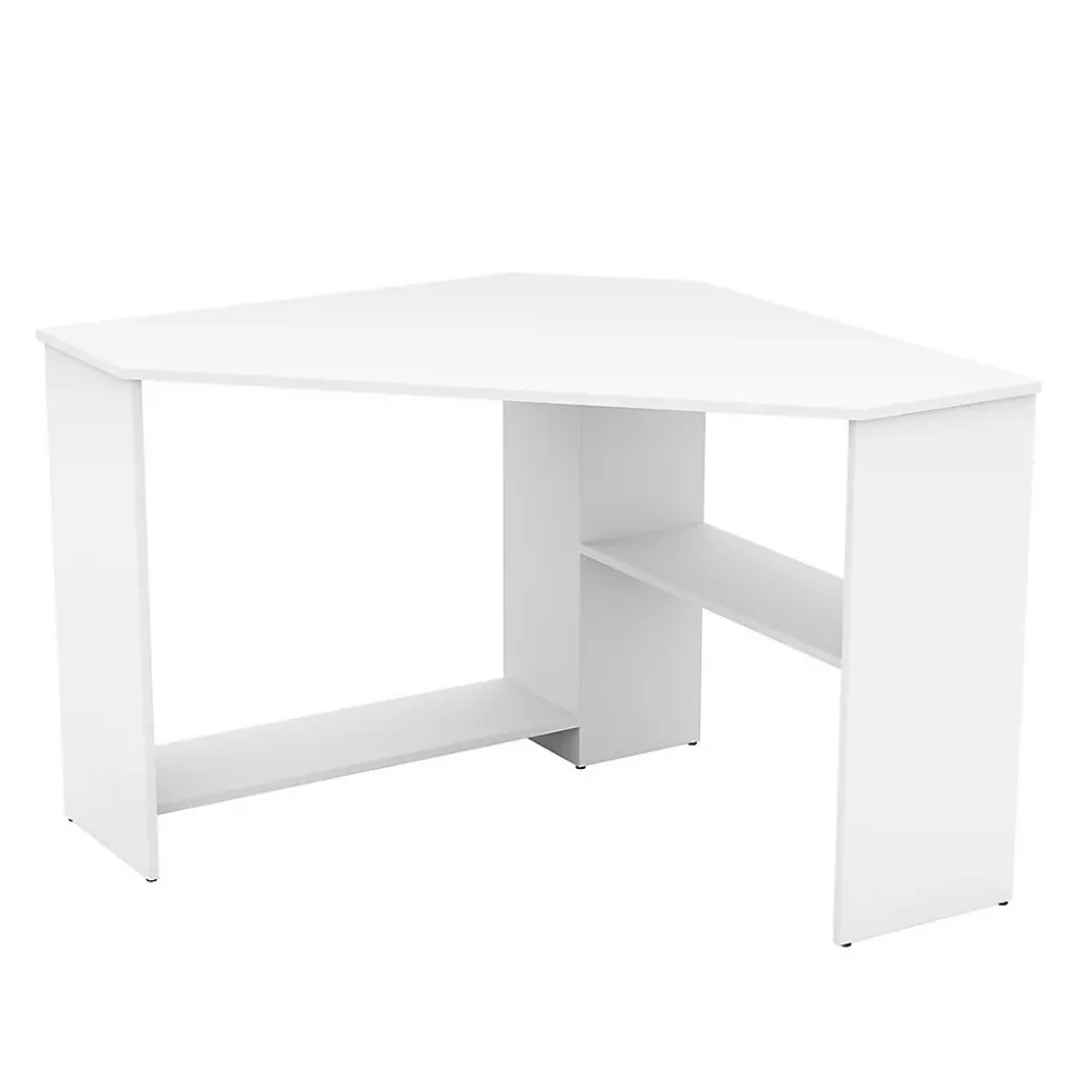 Bureau dangle KARO coloris blanc, 80 x 73 x 80 cm
