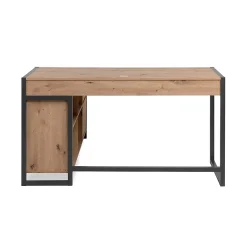 Bureau d'Angle Modulable Décor Chêne L139 cm - Prague