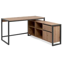 Bureau d'Angle Modulable Décor Chêne L139 cm - Prague