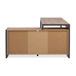 Bureau d'Angle Modulable Décor Chêne L139 cm - Prague