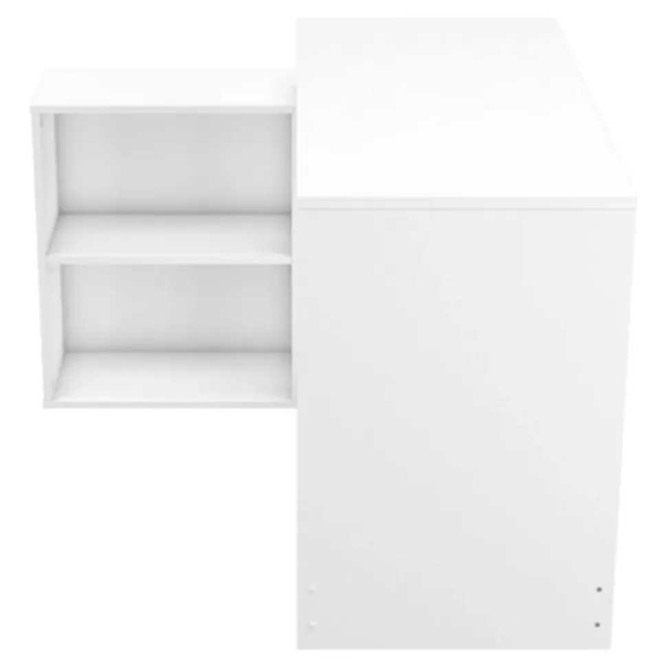 Bureau d'Angle Réversible 4 Cases L111,9 cm - Corner