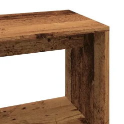 Bureau d'angle vieux bois 200,5x50x76 cm bois d'ingénierie vidaXL
