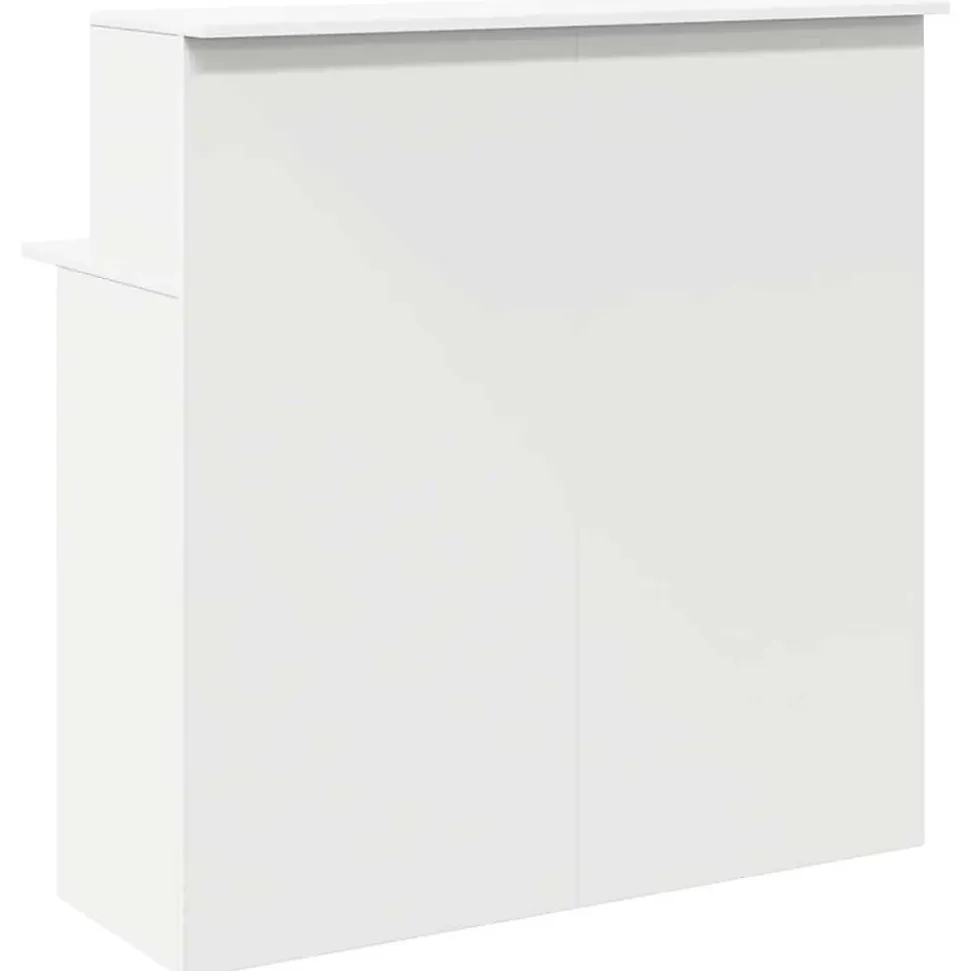 Bureau de réception Blanc 100x50x103,5 cm Bois d'ingénierie vidaXL