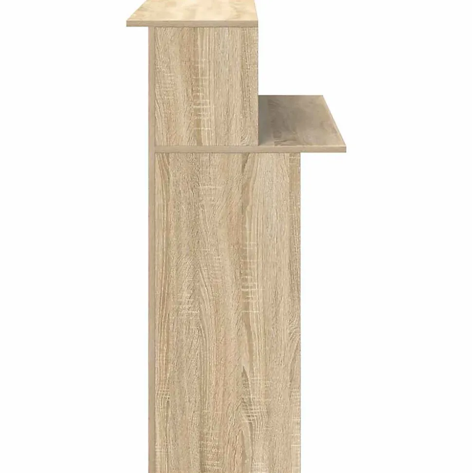 Bureau de réception Chêne Sonoma 100x50x103,5 cm Bois d'ingénierie vidaXL