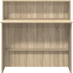 Bureau de réception Chêne Sonoma 100x50x103,5 cm Bois d'ingénierie vidaXL
