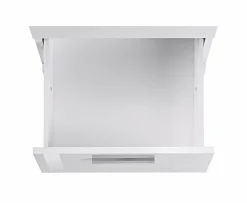 Bureau Dguarin, Bureau d'angle PC, Table de bureau polyvalente, Bureau gain de place multi-positions, 160x60h75 cm, Blanc brillant