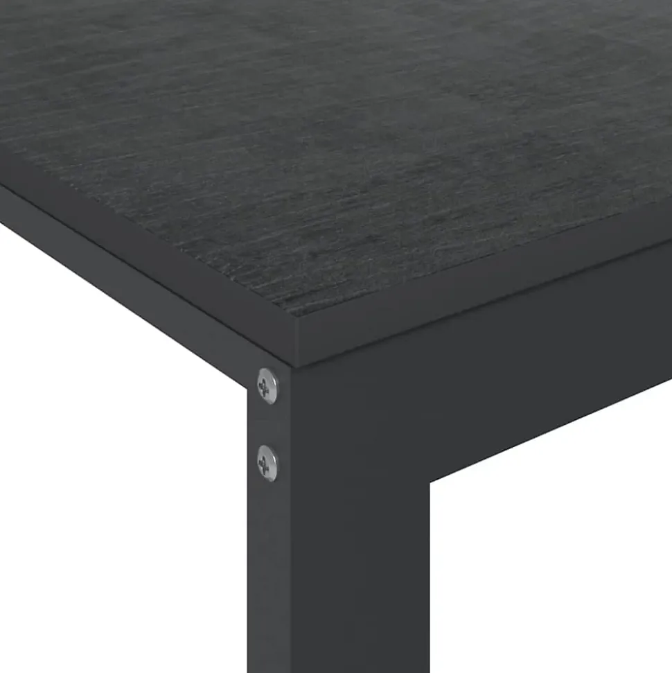 Bureau d'ordinateur Noir 110x60x73 cm vidaXL