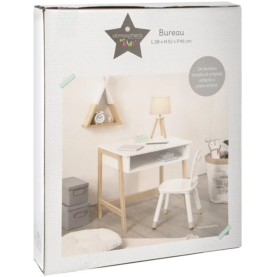 Bureau enfant - blanc - Atmosphera