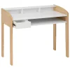 Bureau enfant primaire L100cm blanc en bois - Atmosphera