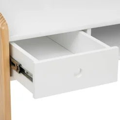 Bureau enfant primaire L100cm blanc en bois - Atmosphera
