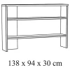 Bureau enfant robuste 3 tiroirs collection DANY coloris chene clair
