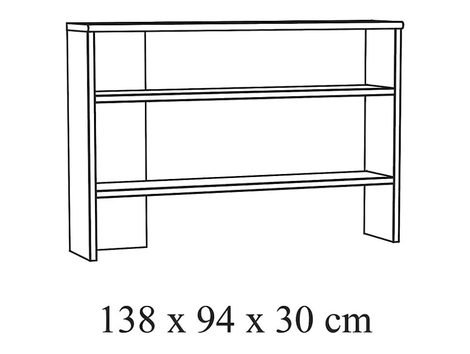 Bureau enfant robuste 3 tiroirs collection DANY coloris chene clair