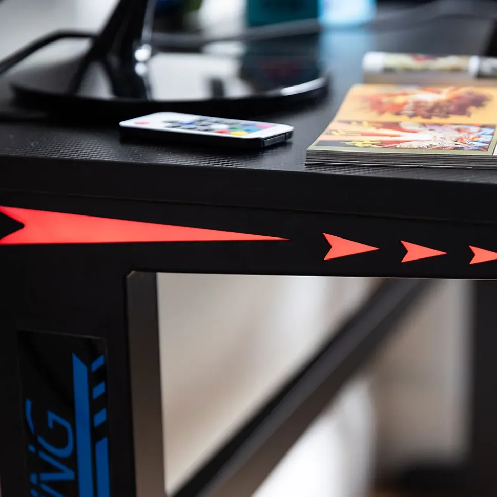 Bureau gamer à LED ALICE - HAPPY GARDEN