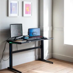 Bureau gamer à LED ALICE - HAPPY GARDEN