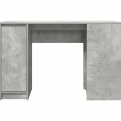Bureau gris béton 120x42x76 cm bois d'ingénierie vidaXL