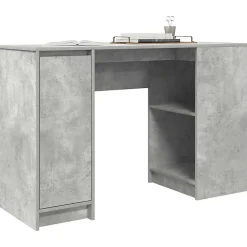 Bureau gris béton 120x42x76 cm bois d'ingénierie vidaXL