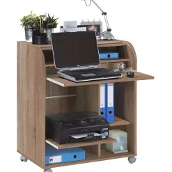 Bureau Informatique - New York 500 - Imitation Chêne - 79.2 cm - 53.2 cm - 93.8 cm