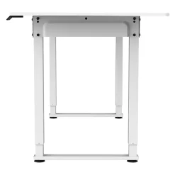 Bureau électrique à hauteur réglable Kirkkonummi 180 x 80 cm blanc pro.tec