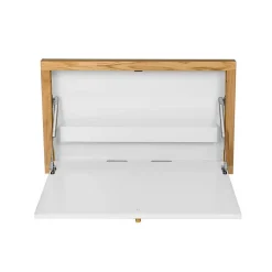 Bureau Mural Design "Brenta" 74cm Blanc