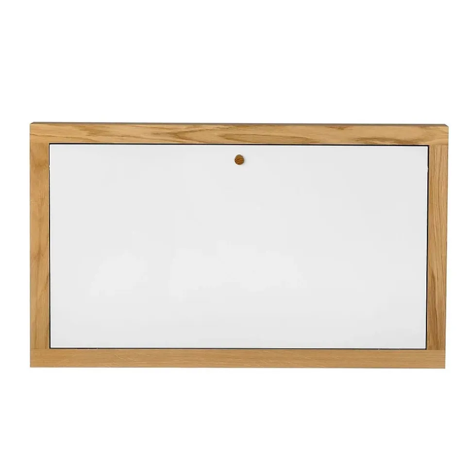 Bureau Mural Design "Brenta" 74cm Blanc