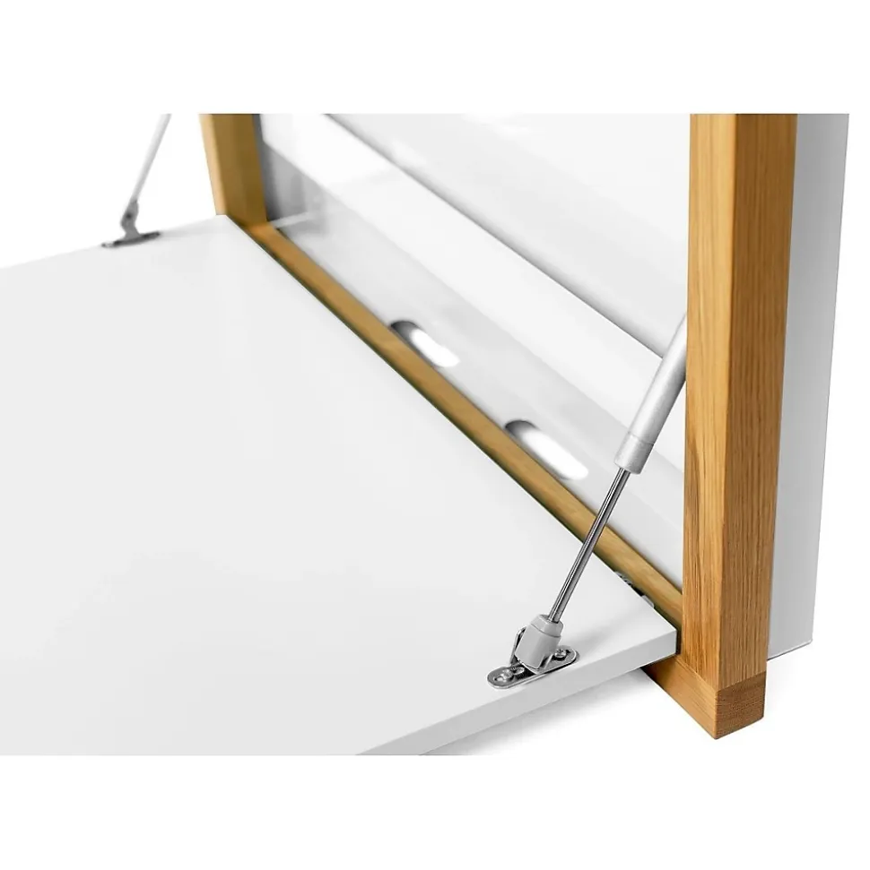Bureau Mural Design "Brenta" 74cm Blanc