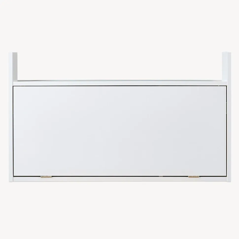 Bureau mural rabattable Rautalampi 48 x 83 x 48 cm blanc en.casa