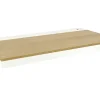 Bureau mural scandinave en métal blanc et bois l. 65 cm Homesight Hang