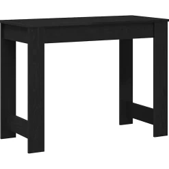 Bureau noir 100x45x75 cm bois d'ingénierie vidaXL
