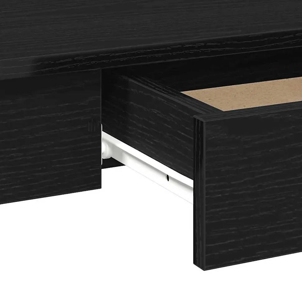 Bureau noir 100x45x75 cm bois d'ingénierie vidaXL