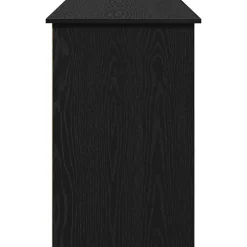 Bureau noir 102x50x75 cm bois d'ingénierie vidaXL