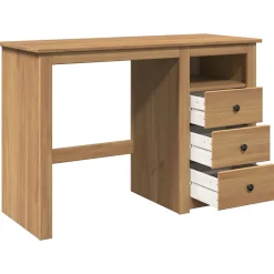 Bureau Panama 112x45x75 cm bois massif de pin vidaXL