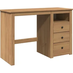 Bureau Panama 112x45x75 cm bois massif de pin vidaXL