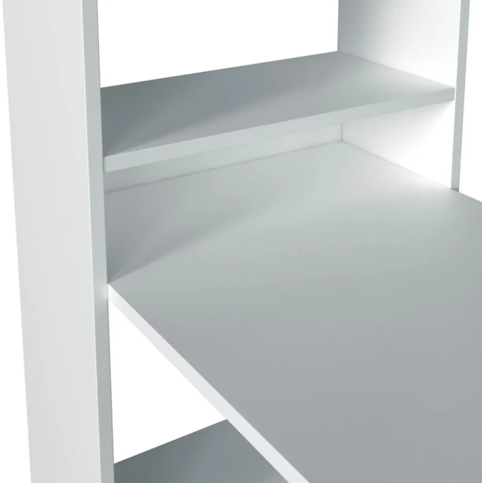 Bureau réversible avec étagère de rangement - L120 cm