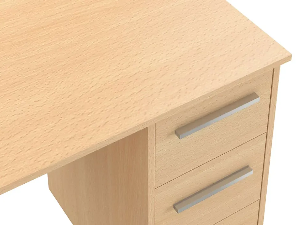 Bureau SAME 3 tiroirs 110x56x74 cm hêtre TALESA