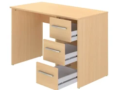 Bureau SAME 3 tiroirs 110x56x74 cm hêtre TALESA