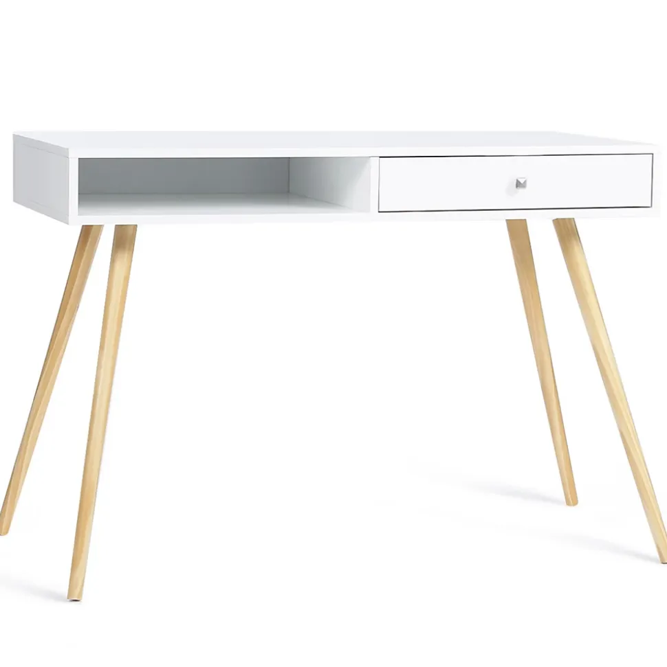 Bureau scandinave EFFIE bois blanc