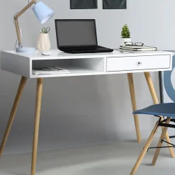 Bureau scandinave EFFIE bois blanc