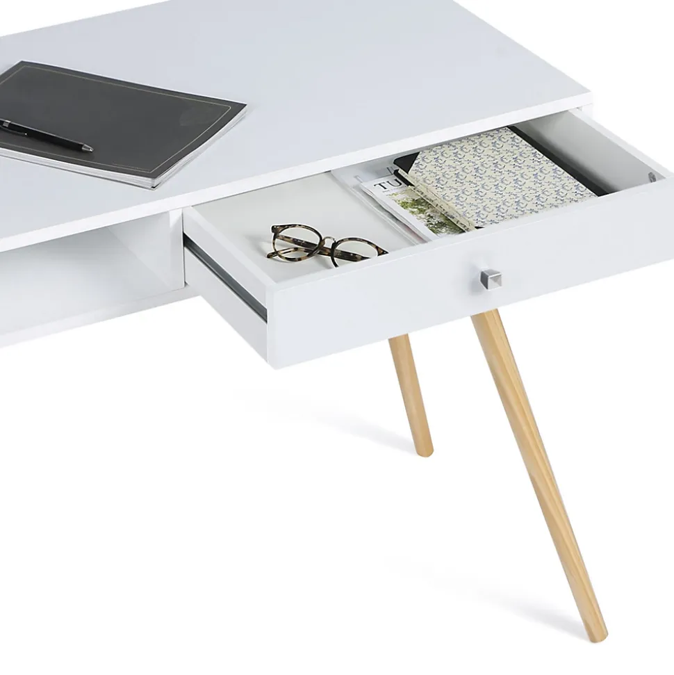 Bureau scandinave EFFIE bois blanc