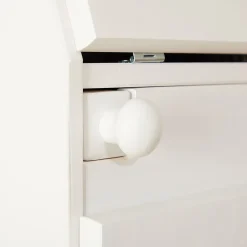 Bureau secrétaire DAVID, lasuré blanc