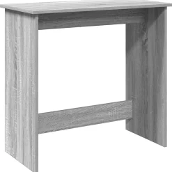 Bureau sonoma gris 80x40x75 cm bois d'ingénierie vidaXL