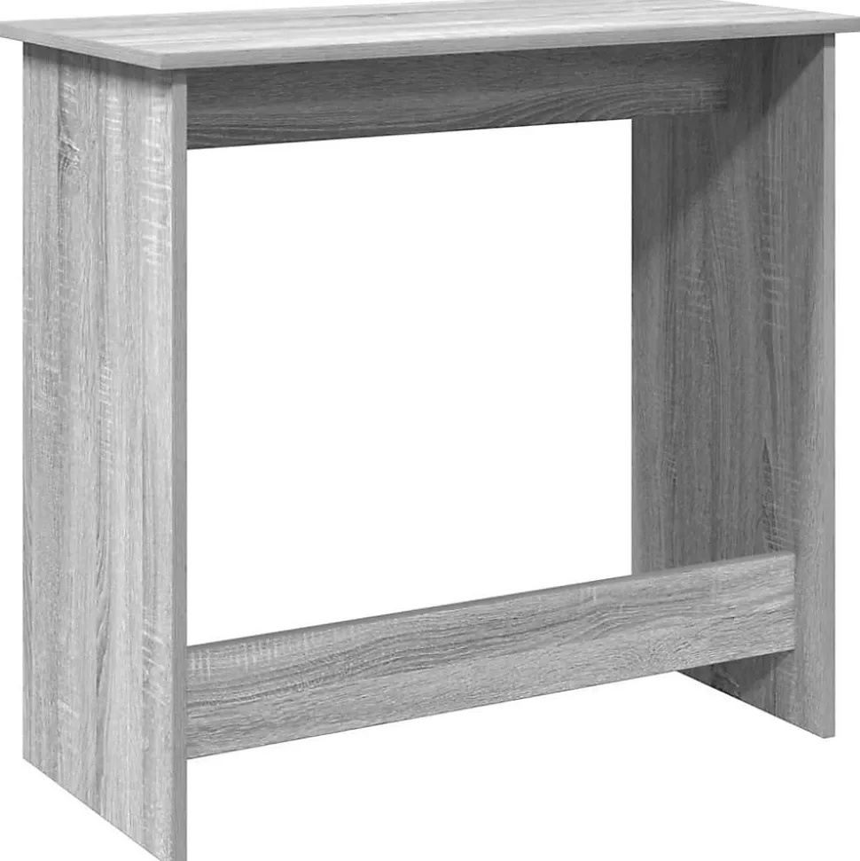 Bureau sonoma gris 80x40x75 cm bois d'ingénierie vidaXL