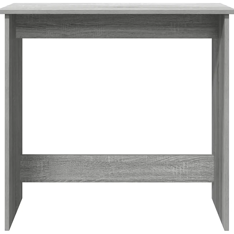 Bureau sonoma gris 80x40x75 cm bois d'ingénierie vidaXL