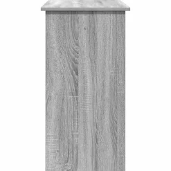 Bureau sonoma gris 80x40x75 cm bois d'ingénierie vidaXL