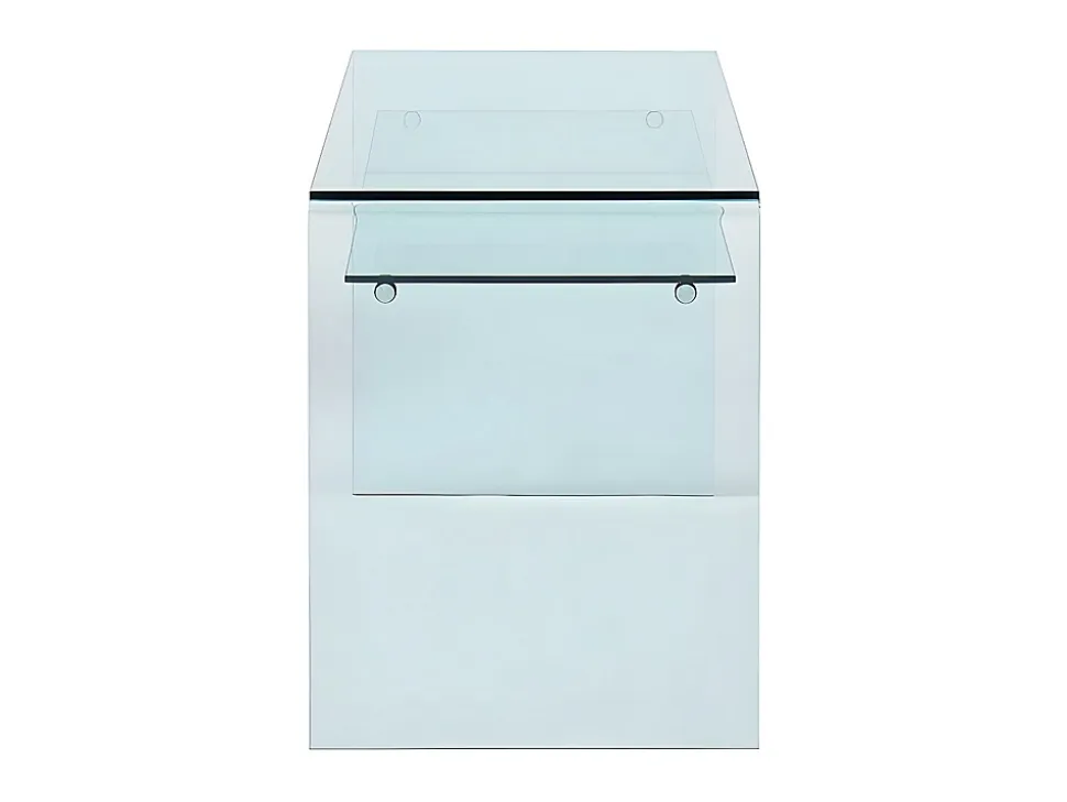 Bureau STILEOS - 1 niche - Verre trempé