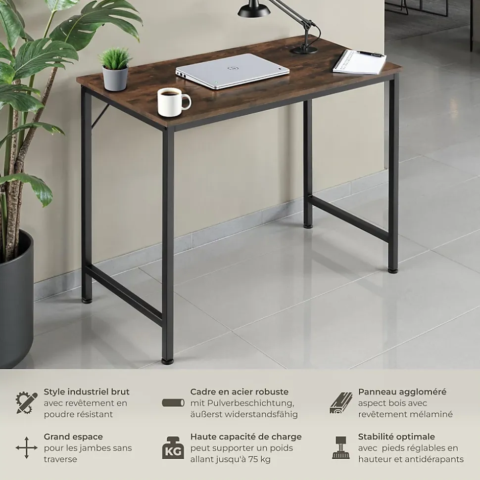Bureau Style industriel Grand espace pour les jambes