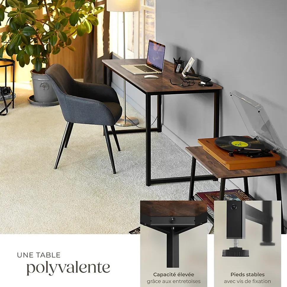Bureau Style industriel Grand espace pour les jambes