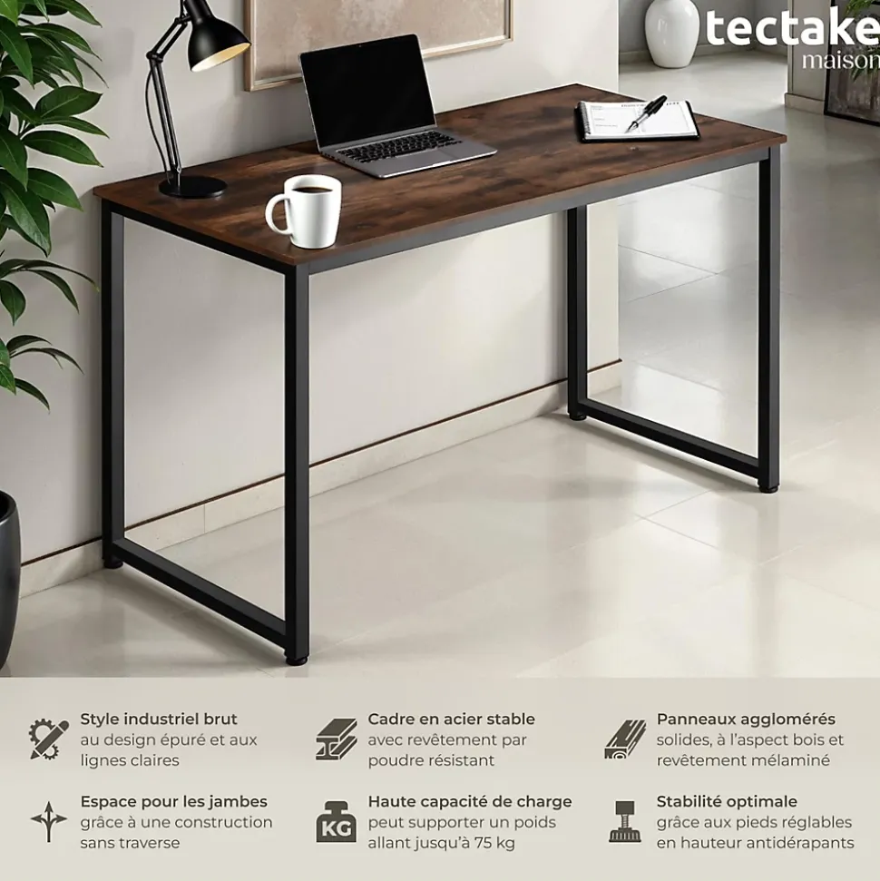 Bureau Style industriel Grand espace pour les jambes