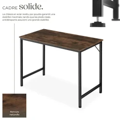 Bureau Style industriel Grand espace pour les jambes