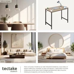 Bureau Style industriel Grand espace pour les jambes